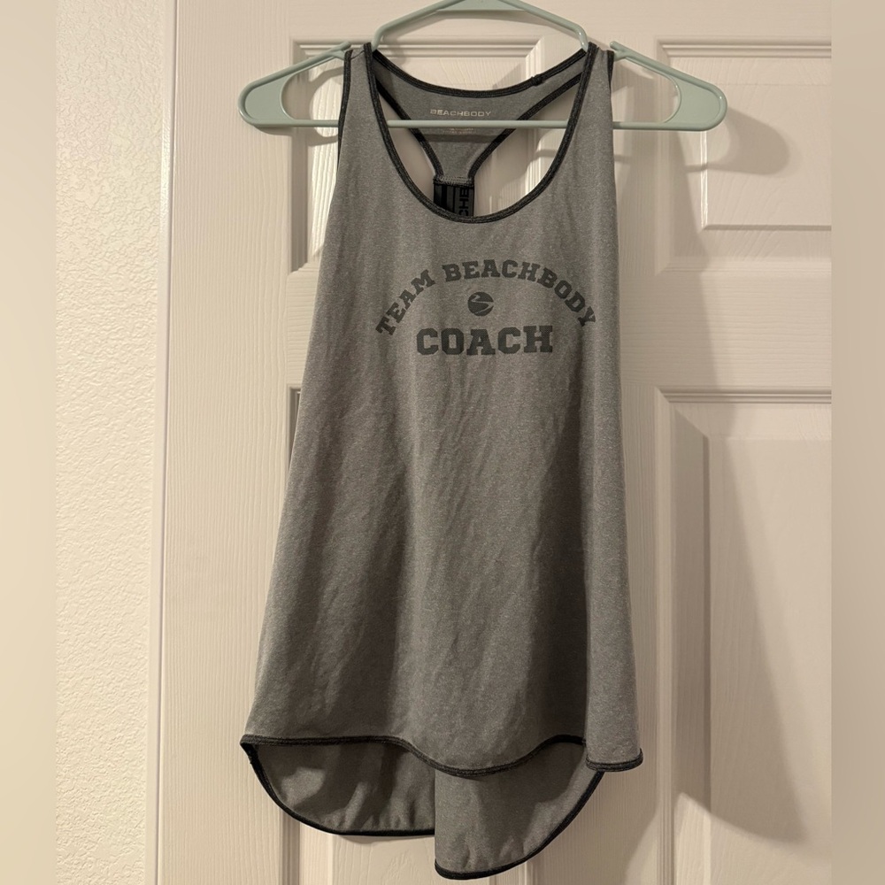 Beachbody Gray Sleeveless Relaxed Tank Top